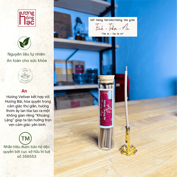 BST Hương Vetiver, Hương thư giãn "An" Vetiver kết hợp hương bài